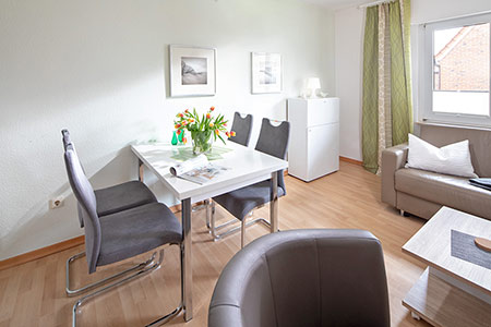 Wohnraum Fewo 2, Ferienhaus Coordes