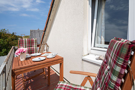 Balkon Fewo 4, Ferienhaus Coordes