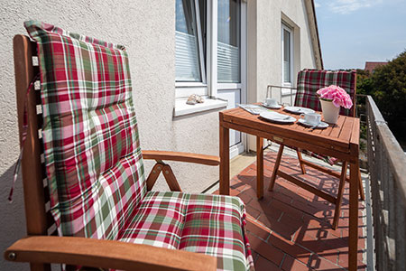 Balkon Fewo 4, Ferienhaus Coordes