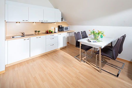 Essen / Küche Fewo 4, Ferienhaus Coordes