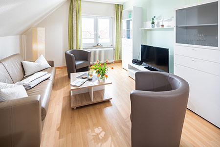 Wohnraum Fewo 4, Ferienhaus Coordes