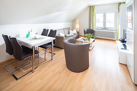 Wohnraum Fewo 4, Ferienhaus Coordes