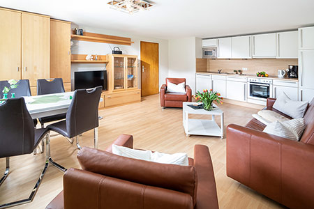 Wohnraum Ferienwohnung 5, Ferienhaus Cordes