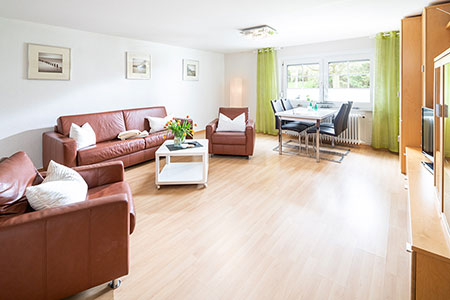 Wohnraum Fewo 5, Ferienhaus Coordes