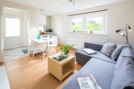 Essen / Küche Fewo 6, Ferienhaus Coordes