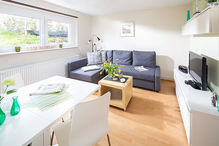 Wohnraum Fewo 6, Ferienhaus Coordes