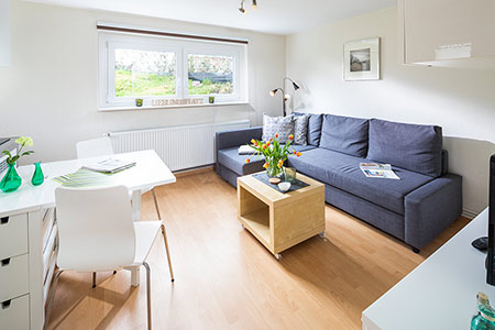 Wohnraum Fewo 6, Ferienhaus Coordes