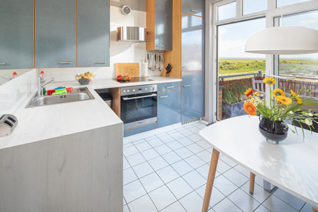 Essen / Küche Meerblickwohnung, Gorch-Fock-Weg