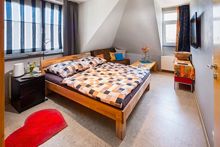 Schlafzimmer 2 Meerblickwohnung, Gorch-Fock-Weg
