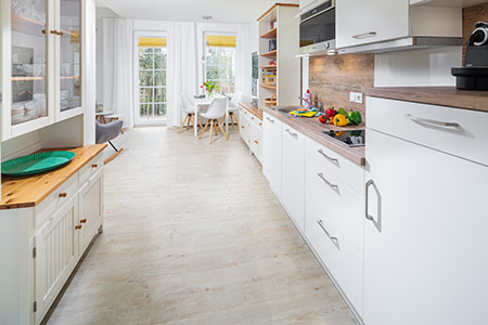 Wohnraum/Küche Fewo 20, Appartementhaus am Kurpark