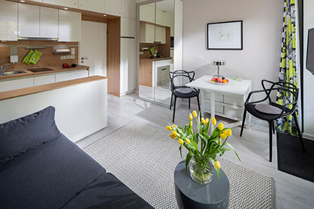 Balkon Appartement 22, Appartementhaus am Kurpark