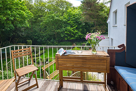 Balkon Appartement 24, Appartementhaus am Kurpark