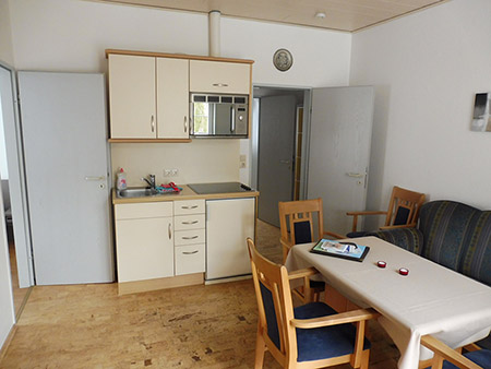 Essen / Kochen Fewo 25, Appartementhaus am Kurpark