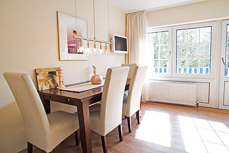 Wohnraum Fewo 32 a, Appartementhaus am Kurpark