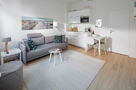 Essen / Küche Appartement 6, Appartementhaus am Kurpark