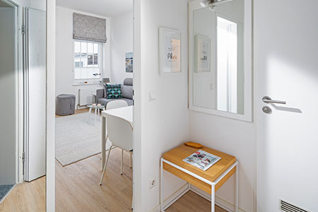 Wohnraum Appartement 6 Appartementhaus am Kurpark